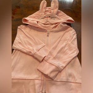 Baby girl light hoodie. 3-6 months